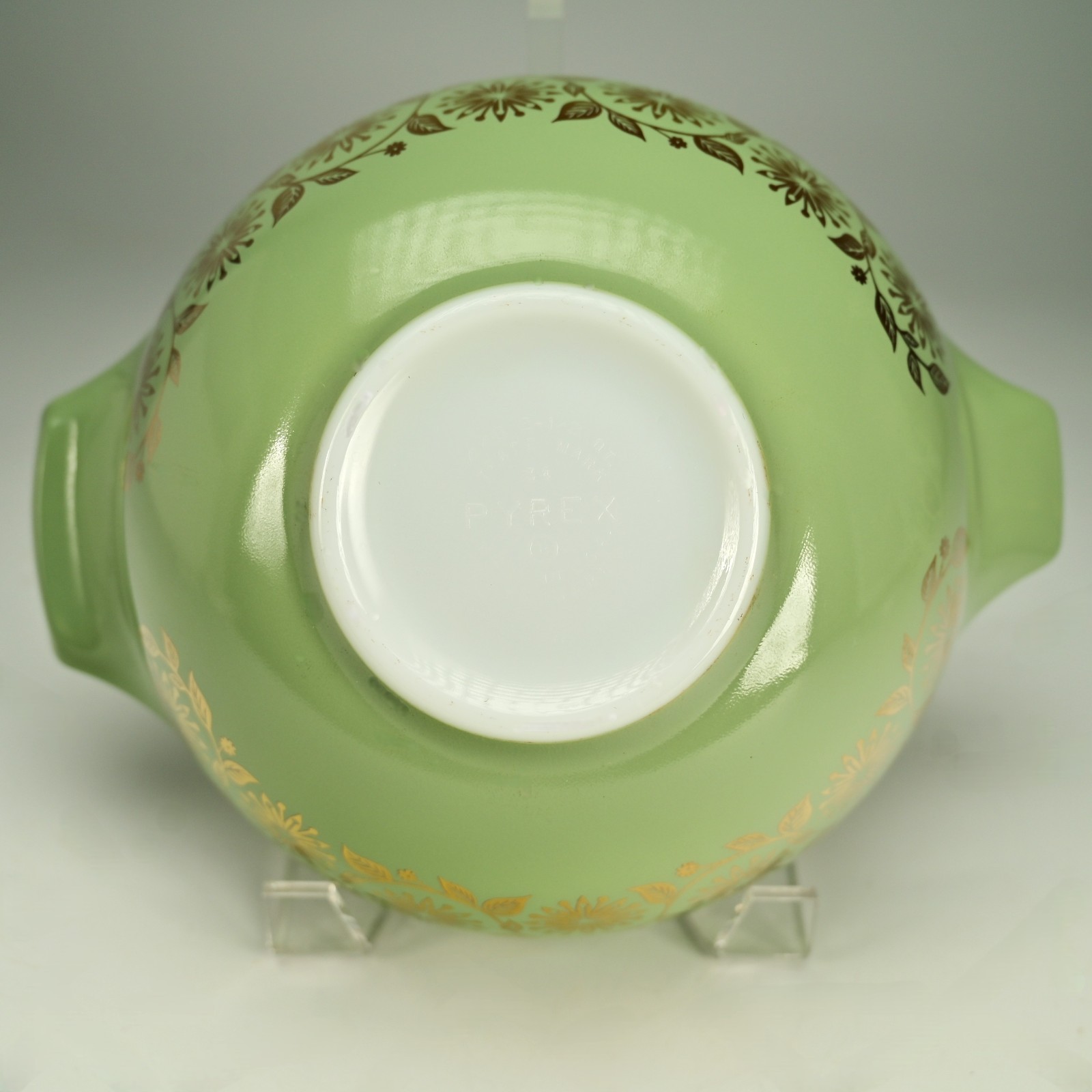 PYREX Medallion Cinderella Promo Original Vintage Signed Casserole Bowl & Warmer