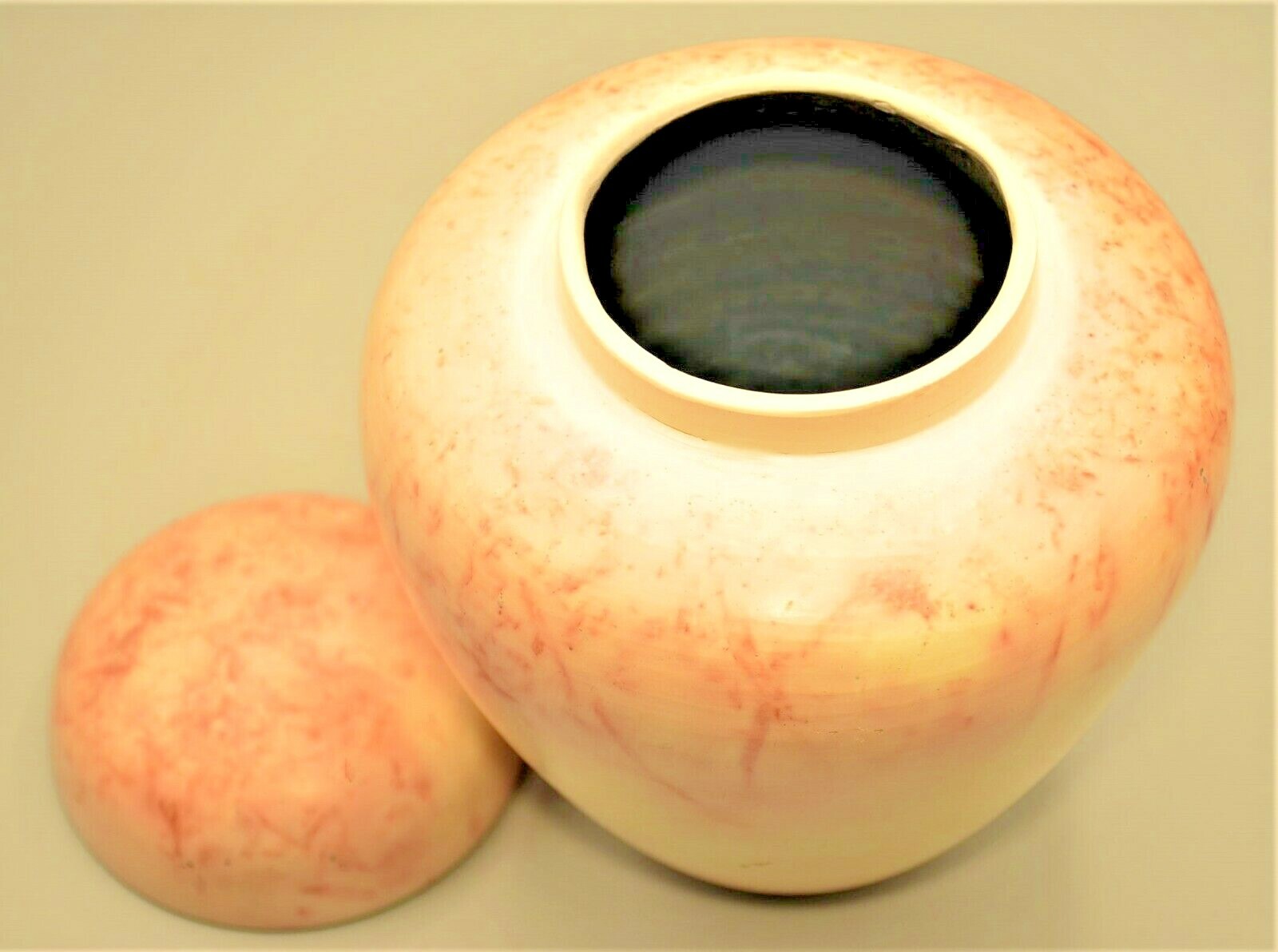 BETTY E BARCLAY Original Vintage Signed Porcelain Ceramic Pottery Vase Jar Urn