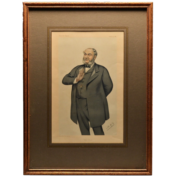 VANITY FAIR Leslie Ward 19C Antique Original Sampson Lloyd Portrait Lithograph