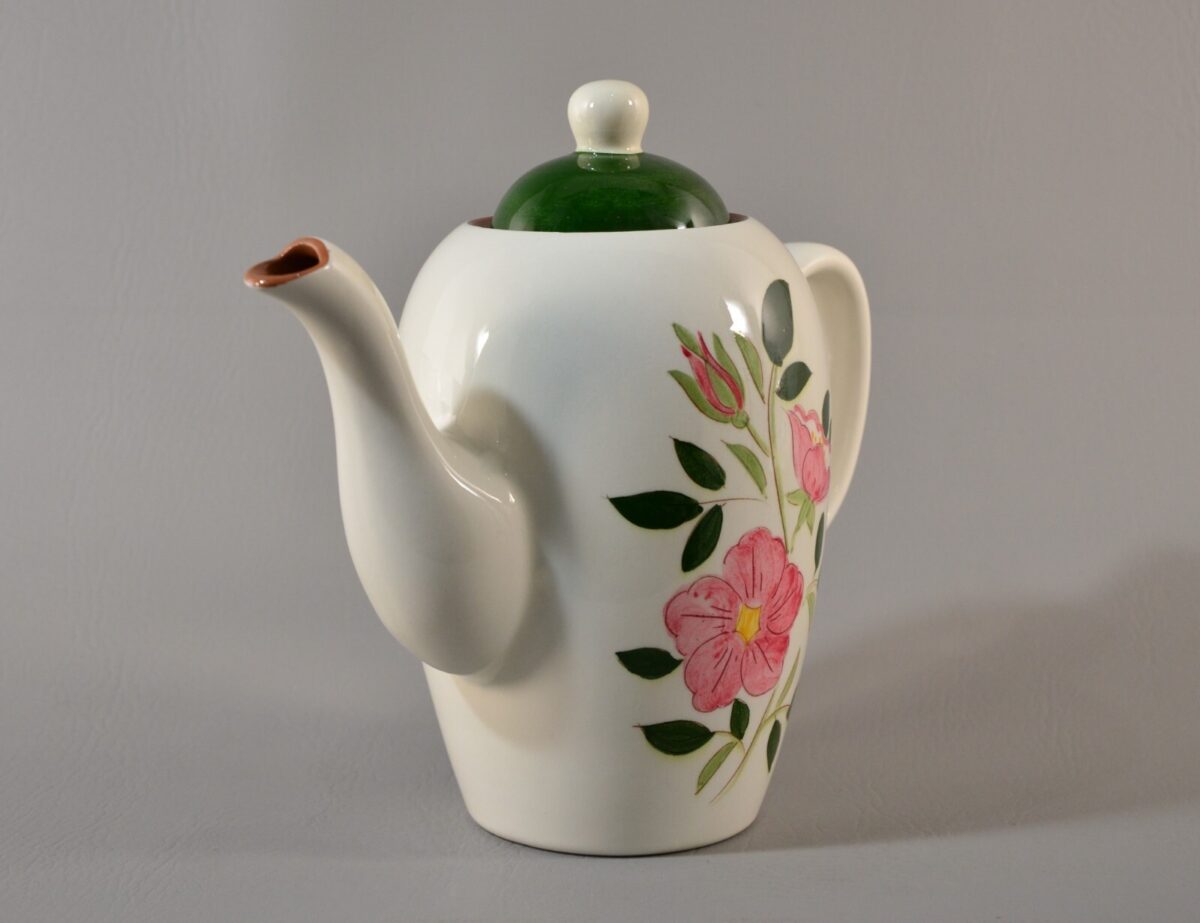 STANGL Antique Original Vintage Porcelain Ceramic Pottery Pitcher Coffee Teapot