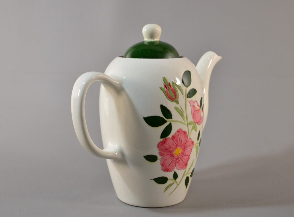 STANGL Antique Original Vintage Porcelain Ceramic Pottery Pitcher Coffee Teapot