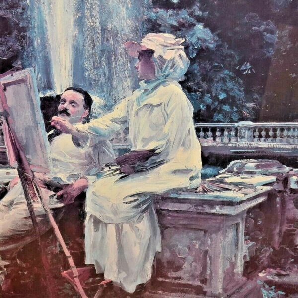 JOHN SINGER SARGENT Vintage Original Whitney Museum Exhibition Fountain Print