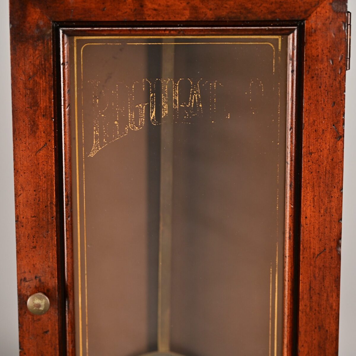 HOWARD MILLER Original Vintage Signed Tall Chiming Striking Regulator Wall Clock
