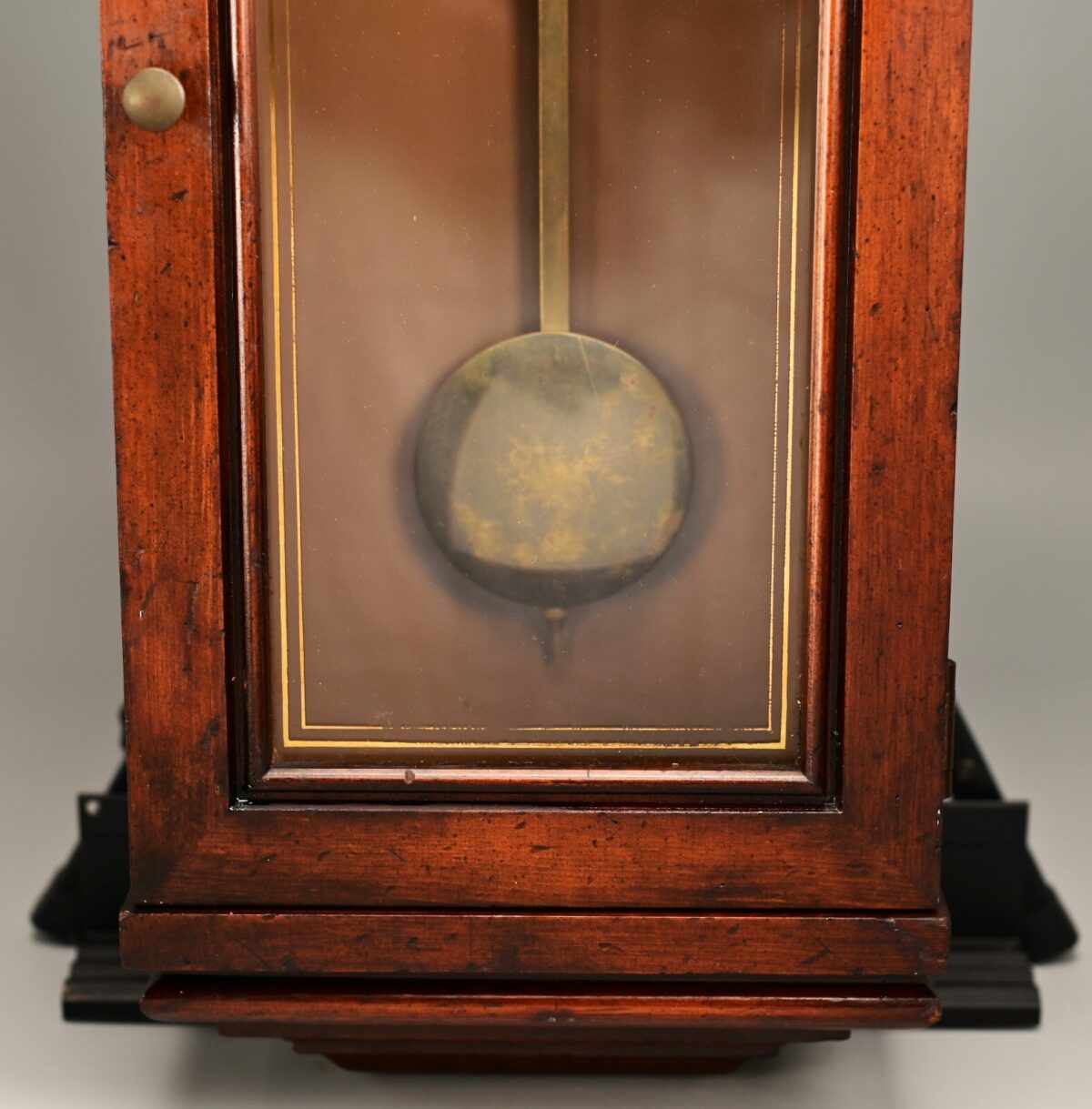 HOWARD MILLER Original Vintage Signed Tall Chiming Striking Regulator Wall Clock