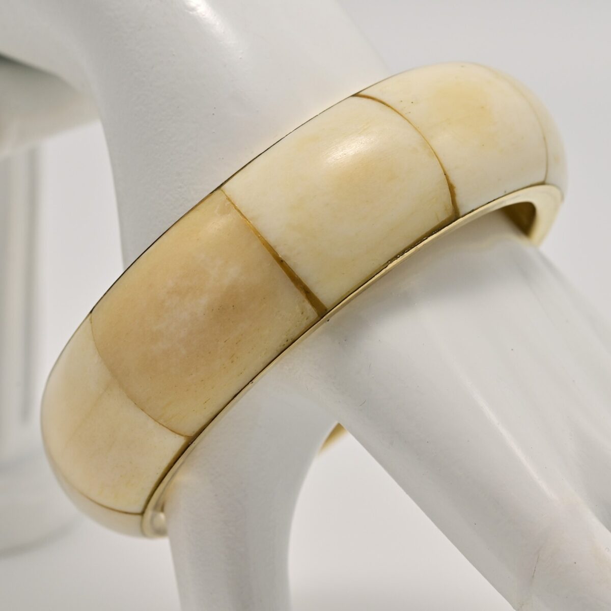 Vintage Original Mother of Pearl Abalone Oyster Shell Inlay Estate Find Bracelet
