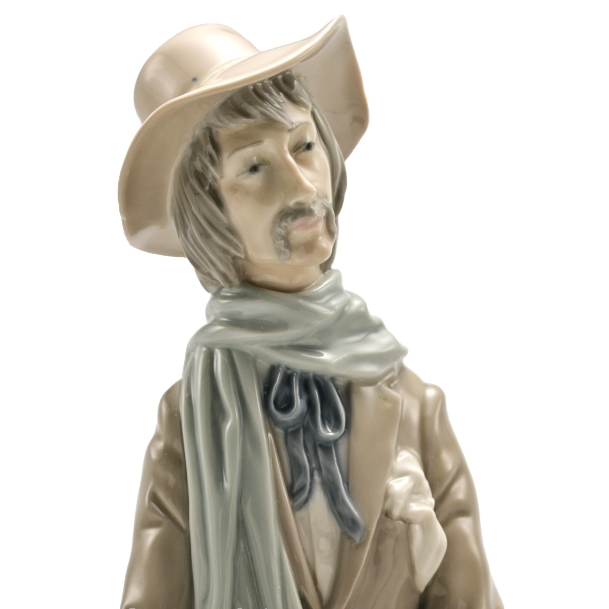 LLADRO Original Vintage Artist Signed Violin Musician Porcelain Figurine Statue